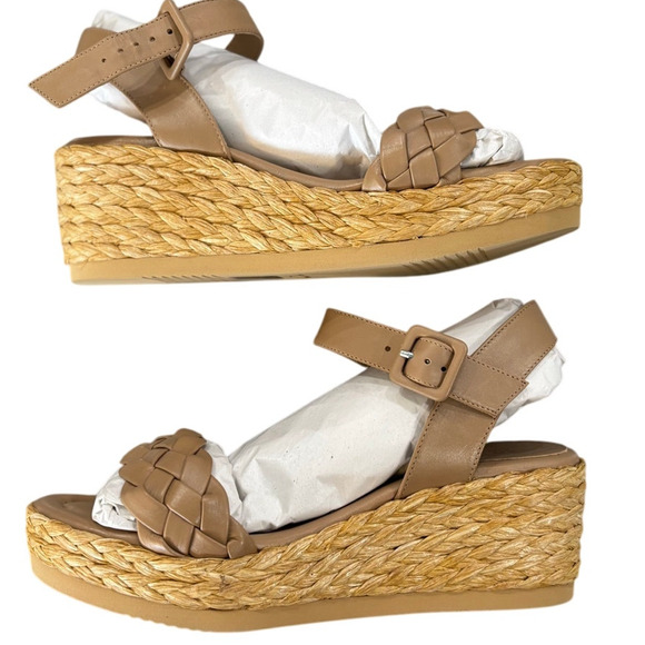 André Assous Women's Cecilia Espadrille Wedge Sandal Khaki 11M - Picture 6 of 10